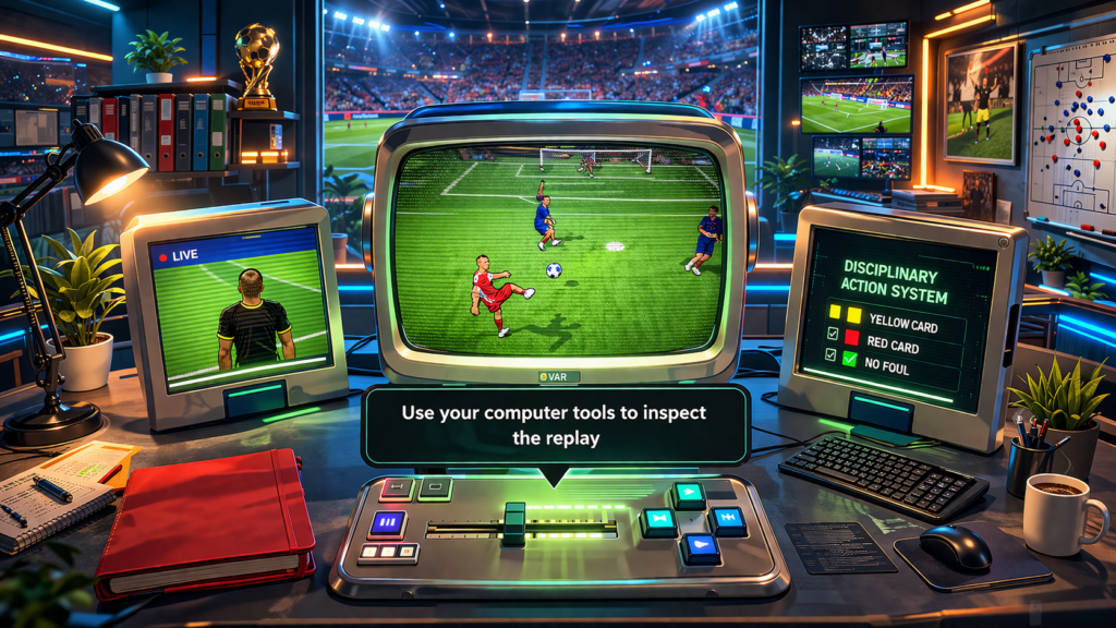 Game Eye of the Match Minta Pemain Jadi Wasit VAR