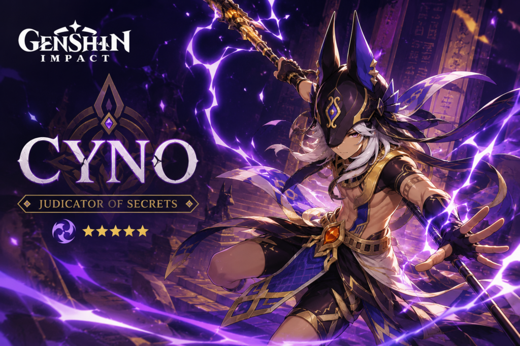 Build Cyno Genshin Impact Terbaik, Rekomendasi Weapon, Artifact